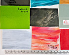9 Pounds -15 Oz Box Of Assorted Multicolor Stained-glass Large Scraps sheets