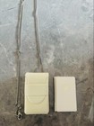 Sgi Soka Gakkai Gohonzon Compact Omamori Set Japan W case   Chain H5cm W3cm