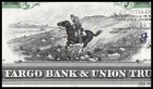 1947 California  Wells Fargo Bank   Union Trust Co  - Pony Express Graphic