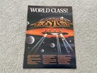 Boston 1979 World Class  Record Sales Original Print Poster Type Ad Cbs Records