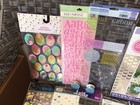 Huge Scrapbook Lot mixed Themes paper  Folder  Stickers  Stamps  Dies  new