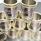 Macanudo Maduro Vintage Cabinet Selection Metal Cigar Band Ring   Lot Of 9