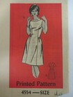 Vintage 60 s Mail Order 4554 Fitted Dress Sewing Pattern Woman Not Reproduction