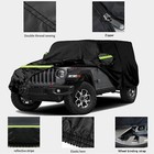 Waterproof Car Cover For Jeep Wrangler 2 Door Cj Yj Tj Dust Uv Rain Protection
