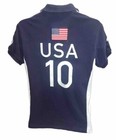 Vintage Polo Ralph Lauren 1967 Big Pony Team Usa Flag Patch  10 Shirt Ec  Small