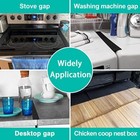 2 Pack 25 Inch Silicone Stove Gap Filler Kitchen Counter Top Gap Cover