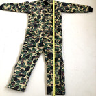 Vtg Saftbak Duck Hunting Camo Coveralls Mens Xl Overalls Insulated Usa Made Frog