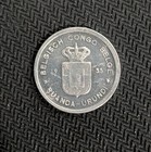 1955 Belgian Congo Ruanda-urundi Bright Uncirculated Km 2 50 Centimes