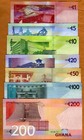 Set Ghana  1-5-10-20-50-100-200 Cedis  2019-2022  P-new  Unc