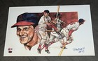 Stan Musial Authentic Signed 12x18 Cardinals Autographed Art Print Photo Stm Bas
