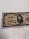 1929  20 Dollar Bill National Currency Note Atlanta F