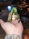 Vintage Elves Pixies Ceramic Kitschy Green Christmas Tumbling Mischievous