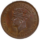 British Honduras  1945 George Vi Cent  Pcgs Ms 62 Bn  130 000 Mintage 