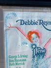 Debbie Reynolds 1973 Irene Broadway Artcarft Poster Window Card Minskoff Signed