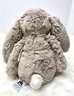 Jellycat Bashful Lovey Bunny Rabbit 12    Beige Tan Plush Stuffed Animal Sanitized