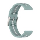 20mm Silicone Color Hole Strap Replacement Strap For Samsung Galaxy Watch 5 Pro