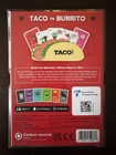 Taco Vs Burrito Card Game New Sealed