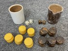 29 Crisloid Backgammon Butterscotch Swirl Brown Bakelite Checker 1 1 4  X 5 16 