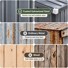 Outdoor Storage Shed 8x10 Ft Garden Tool Storage Shed With Double Lockable Door