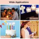    200 Feet   candle Wick Roll With 125 Pcs Metal Candle Wick Sustainer Tabs  80pcs