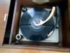 Vintage Stereo  With Am fm Radio   Storage  Floor Model  Walnut Wood  Working
