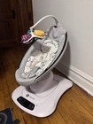 4moms Mamaroo Infant Baby Swing Seat W  Music   Toy Bar White gray