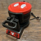 Disney Mickey Mouse Waffle Maker Double Flip 90th Anniversary Mic 62 Makes 6