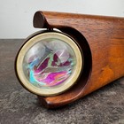 Vtg C 1990s Henry Bergeson Wood Kaleidoscope - Signed   Dated 