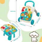 Sit-to-stand Learning Walker 3 In1 Baby Walker Early Education Activity Center W