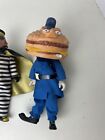 Vintage 1976 Remco Mcdonalds Toggle Head Figures   Lot Of 6 Mcdonaldland