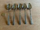 Imperial Tropic Garden Spoon Teaspoon 6-1 4  Vintage Flatware Lot Of 5 Stainless