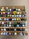 Vintage Marble Lot - True    pee-wee   s  Glass And Clay  Uv  Look Closely-158 Total