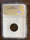 1925 Canada One Cent Coin   Xf 45 Bn Ngc Graded   Authenticated