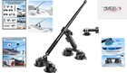 Versatile 360   Suction Cup Mount Kit For Action Cameras - Includes Selfie Stick