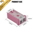 6-piece 30a Mini Slotted Mcase Automotive Cartridge Fuse Kit 