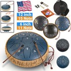 15 Notes 12 Inch Steel Tongue Drum D-key Panda Balmy Drum Percussion Instrument