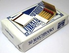 50 Plain White Matches Matchbooks For Wedding Birthday Party  1 Box 