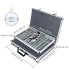 104 Trial Lens Set Metal Rim Aluminum Case Free Trial Frame