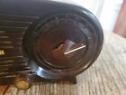 Mcm Brown Vintage 1952 Zenith Deluxe Owl Eyes Bakelite Tube Radio Plays