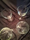 Set Of 4 Libbey Large Wine Glasses 6  H X 3 3 4 x3 3 8  Base Weight 9oz  Each