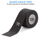2 Rolls Caulk Tape Self Adhesive Bathroom Waterproof White Caulking Sealant    