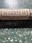 Old Wheat Cent Lincoln Penny Machine Wrapped Roll