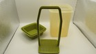 Vintage Avocado Green Tupperware Pickle Keeper Container   Drainer  1330-1 