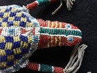 Rare  Old Native American Beaded Leather Fetish  Turtle Amulet  Sd-0125 08709