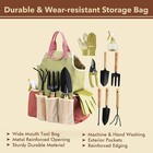 Hbn Gardening Tool Set  9 Pcs Heavy Duty Gardening Hand Tools Organizer Handbag