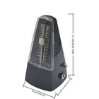 Metronome - Mechanical Wind-up Design With Bell For Piano  Guitar  Violin   A   