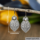 Bohemian Leaf Pattern Pendant Earrings Vintage Jewelry Women s Earrings Alloy