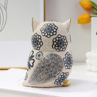 Owl Statue Resin Figurine Home Office Desk Decor Animal Sculpture Gift