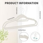 30 Pack White Velvet Hangers  Ultra Slim Non-slip Felt Coat Suit Hangers With   