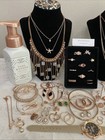    vintage To Now Junk Drawer Lot Rose Gold Plated toned Estate Jewelry   More    